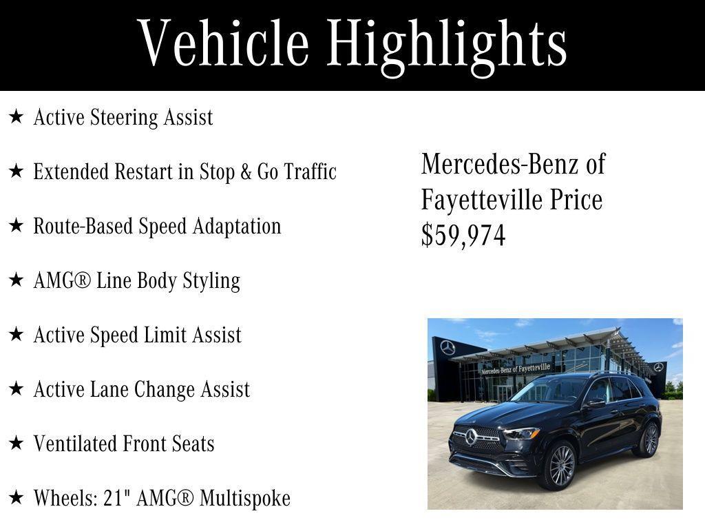 used 2025 Mercedes-Benz GLE 350 car, priced at $59,974