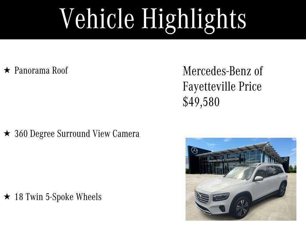 used 2025 Mercedes-Benz GLB 250 car, priced at $49,580