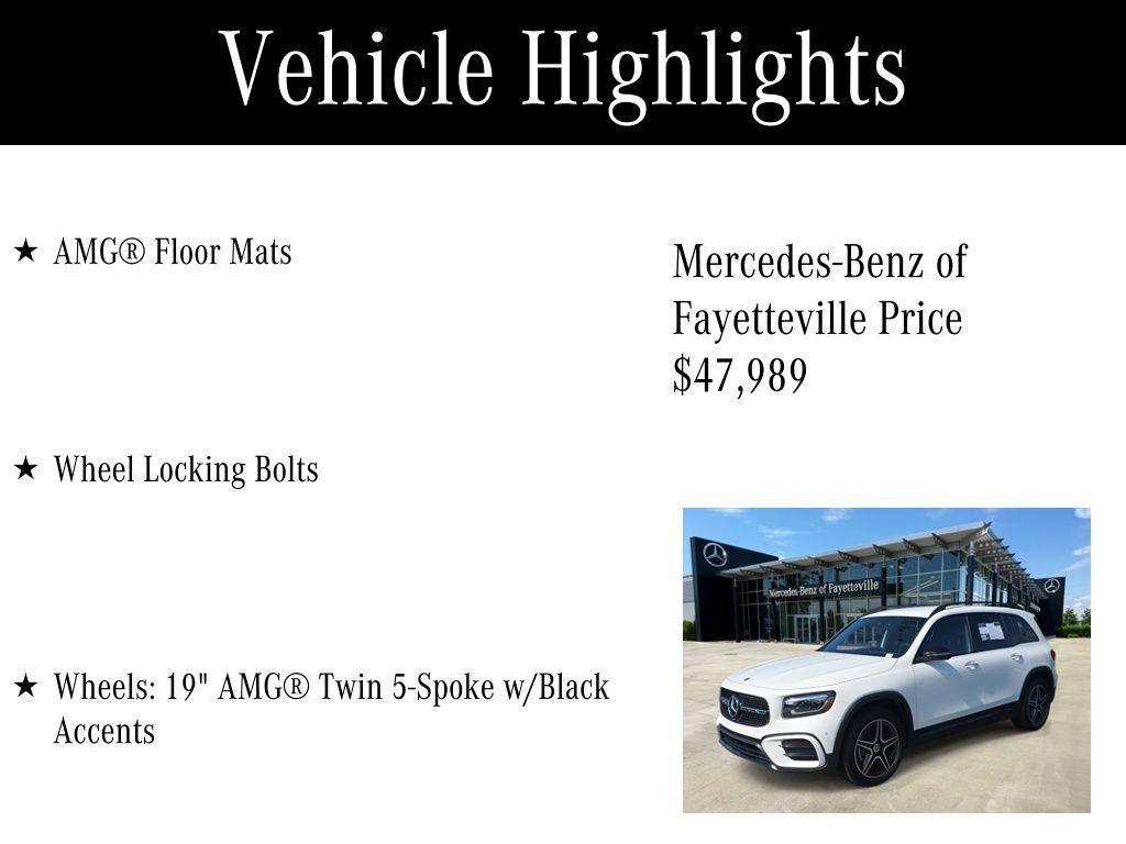used 2025 Mercedes-Benz GLB 250 car, priced at $47,989
