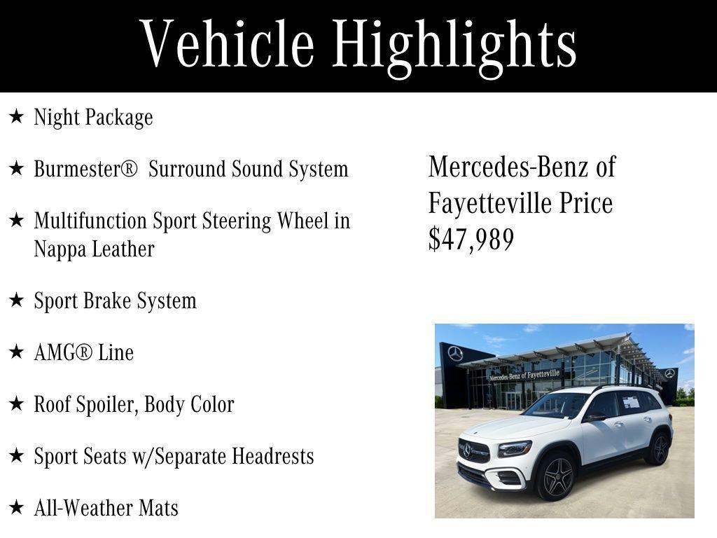 used 2025 Mercedes-Benz GLB 250 car, priced at $47,989