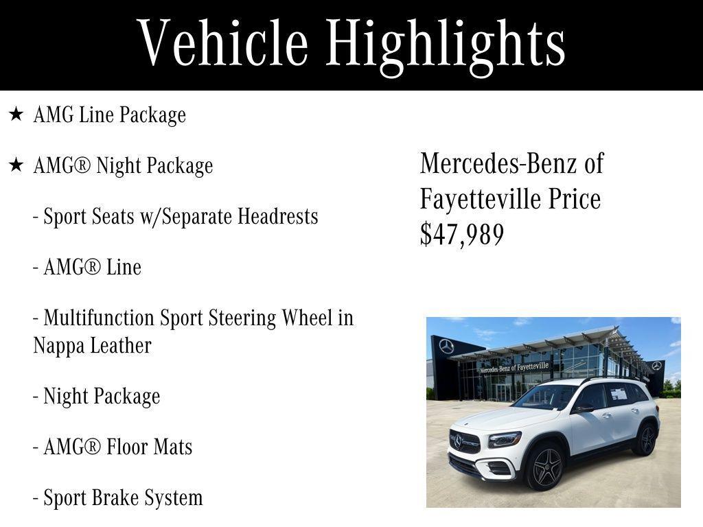 used 2025 Mercedes-Benz GLB 250 car, priced at $47,989