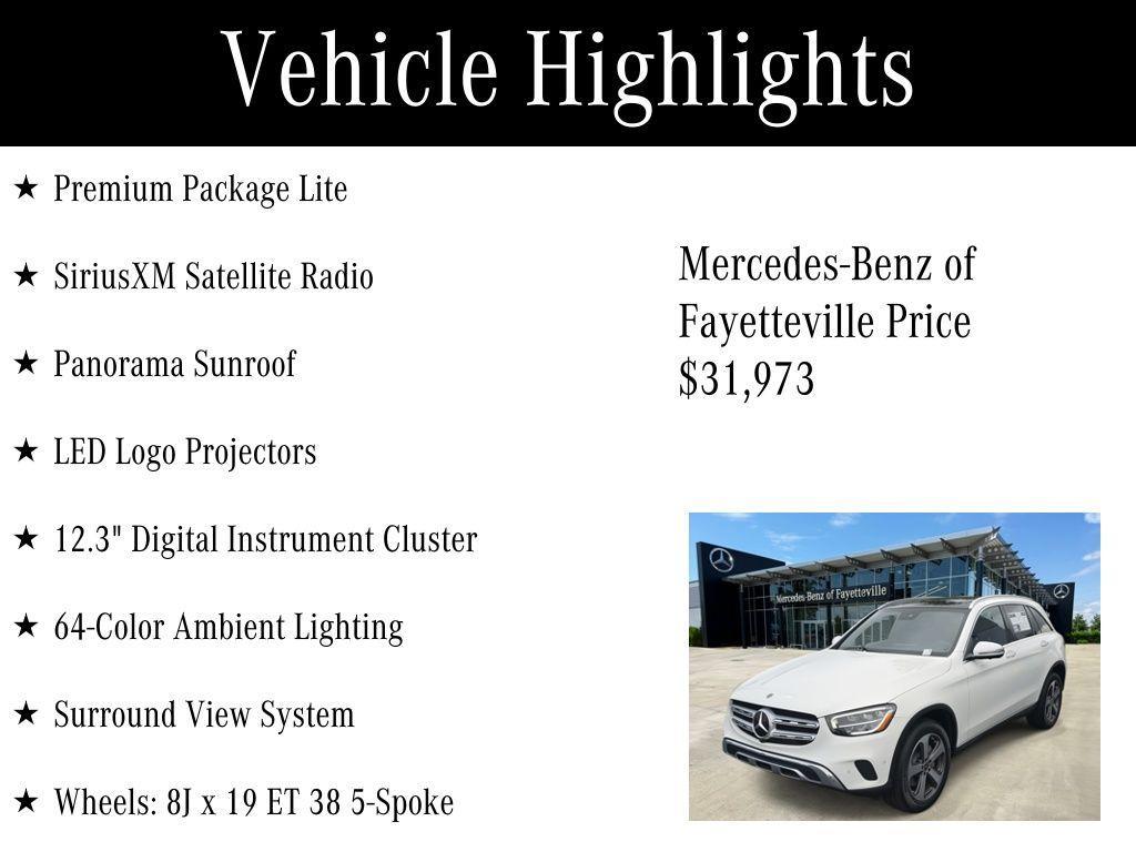 used 2022 Mercedes-Benz GLC 300 car, priced at $31,973