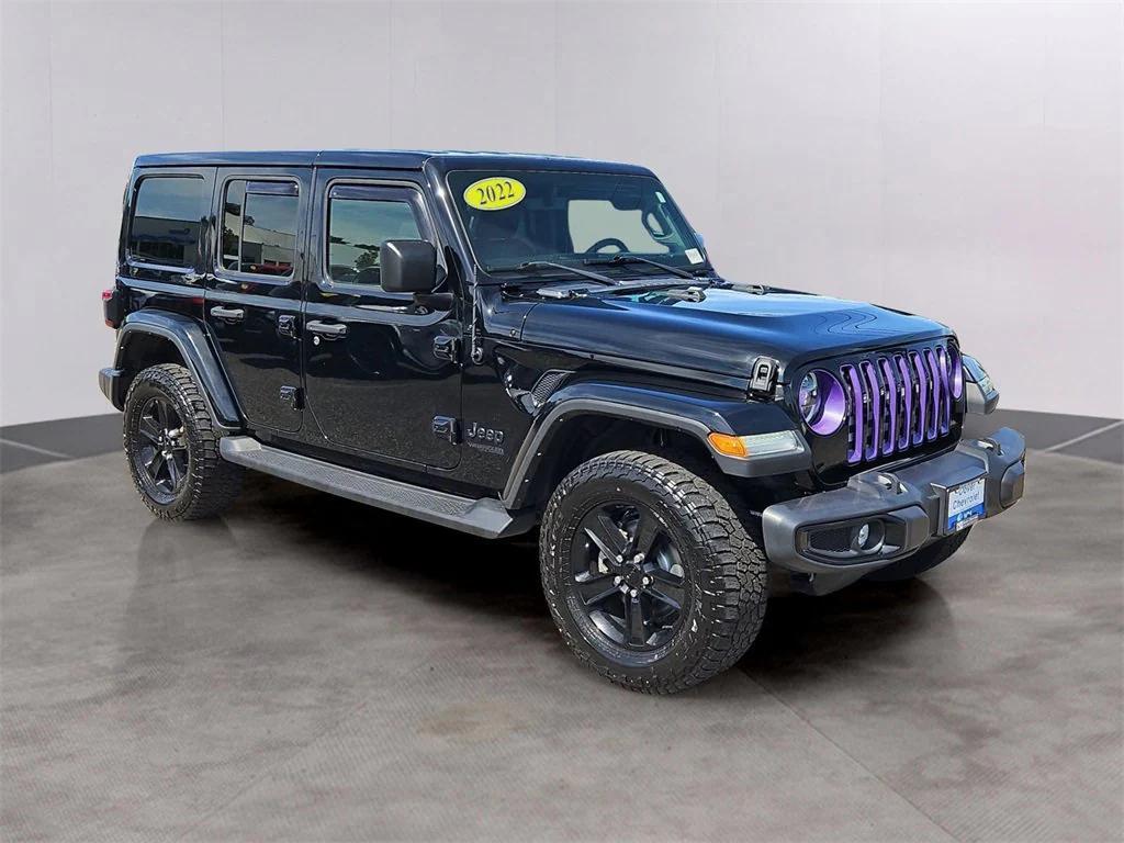 used 2022 Jeep Wrangler Unlimited car, priced at $30,887
