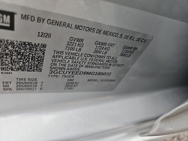 used 2021 Chevrolet Silverado 1500 car, priced at $38,987