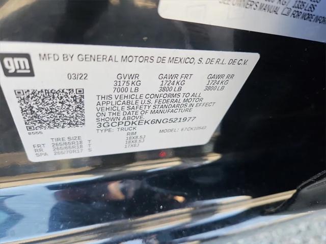 used 2022 Chevrolet Silverado 1500 car, priced at $35,987
