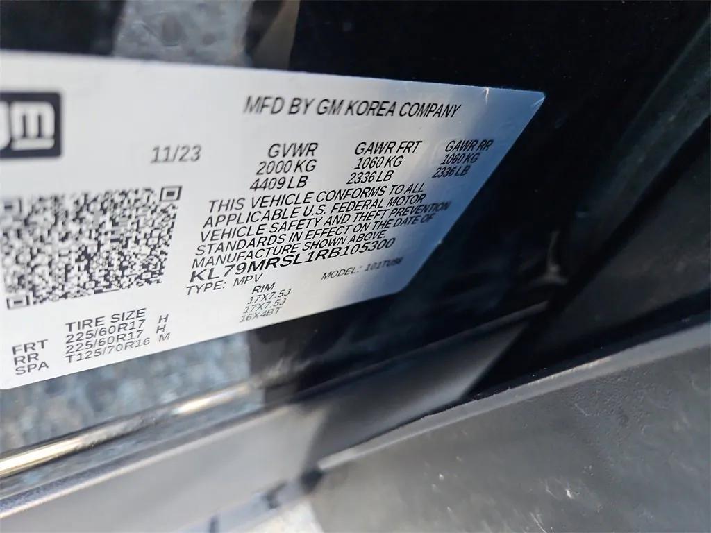 used 2024 Chevrolet TrailBlazer car, priced at $25,650