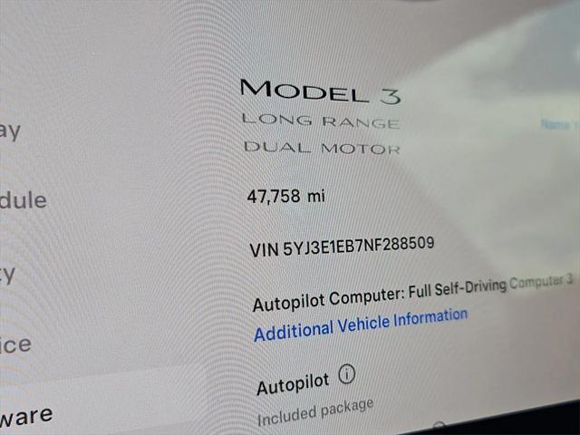 used 2022 Tesla Model 3 car, priced at $24,987