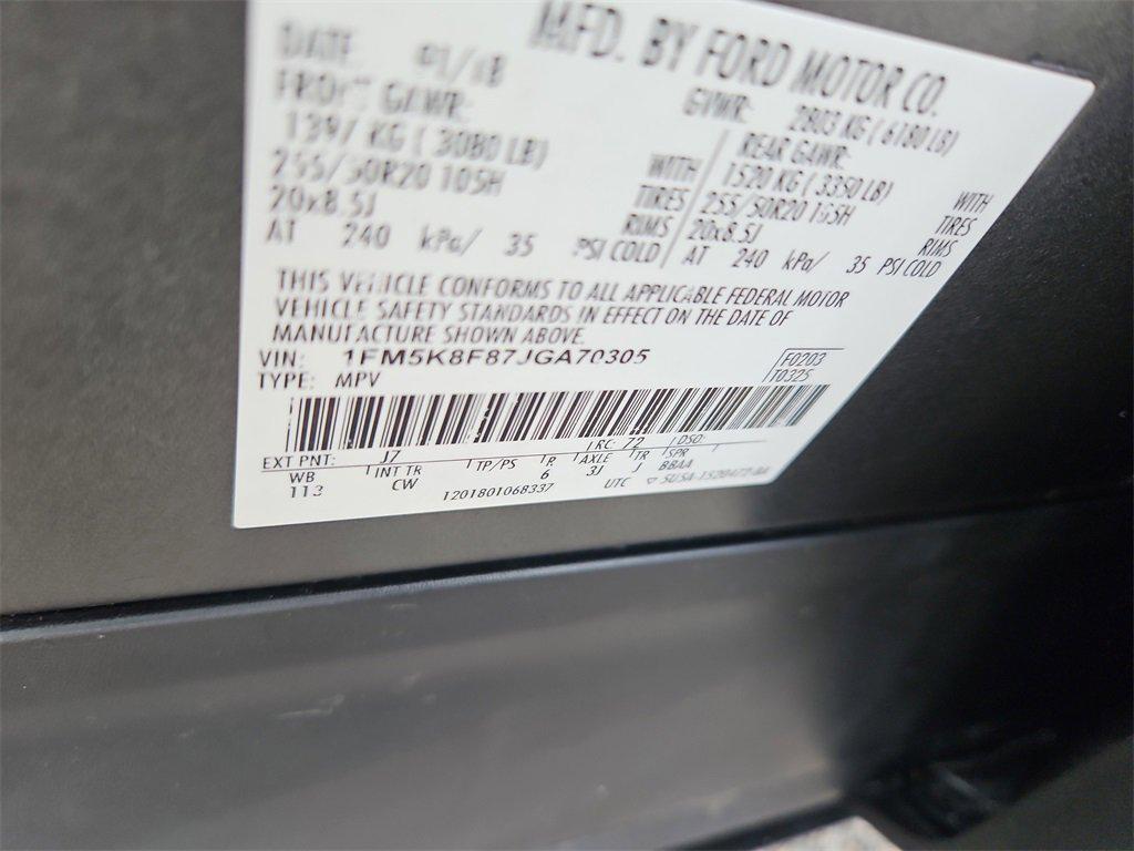 used 2018 Ford Explorer car, priced at $17,187