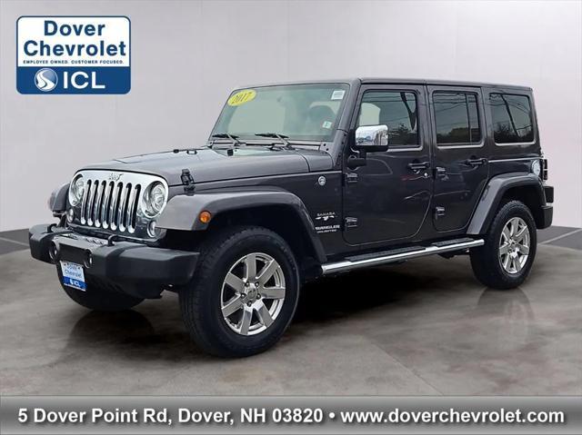 used 2017 Jeep Wrangler Unlimited car, priced at $19,987