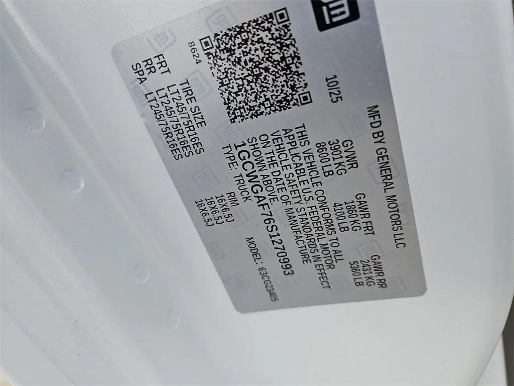 new 2025 Chevrolet Express 2500 car, priced at $46,565