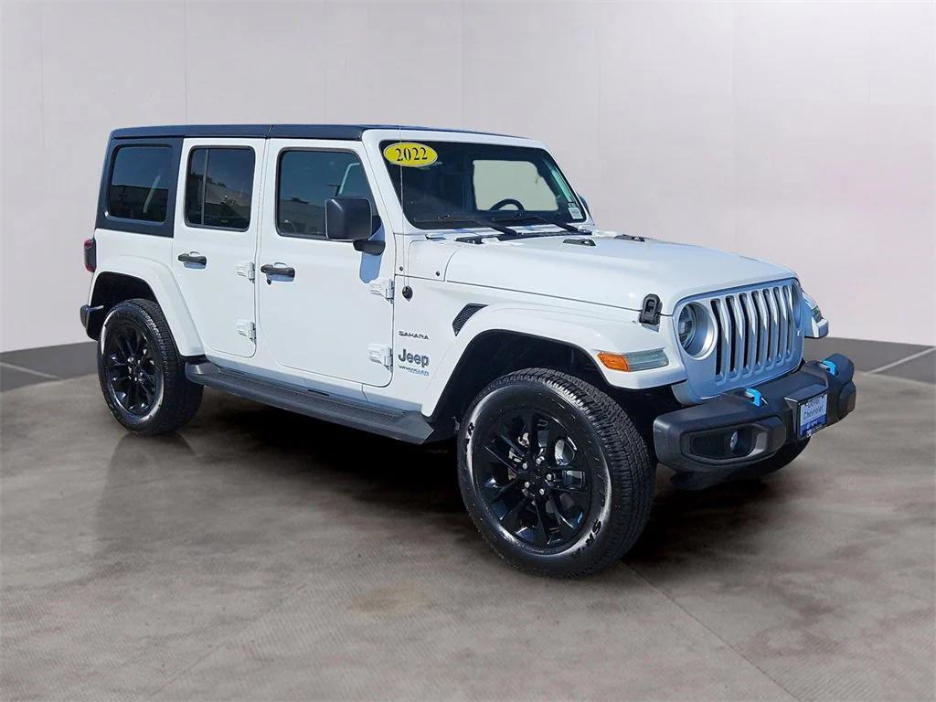 used 2022 Jeep Wrangler Unlimited 4xe car, priced at $32,986