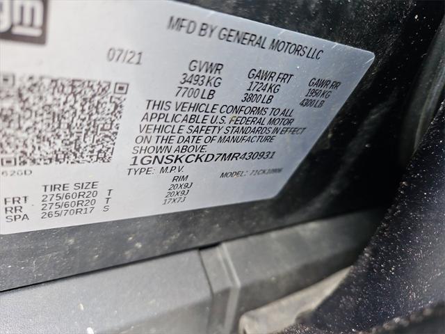 used 2021 Chevrolet Suburban car, priced at $48,987