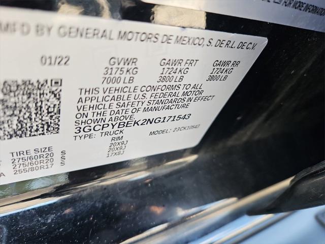 used 2022 Chevrolet Silverado 1500 car, priced at $31,987