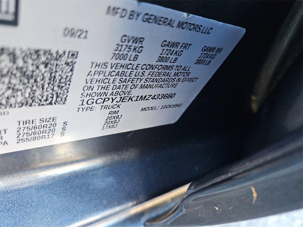 used 2021 Chevrolet Silverado 1500 car, priced at $31,887