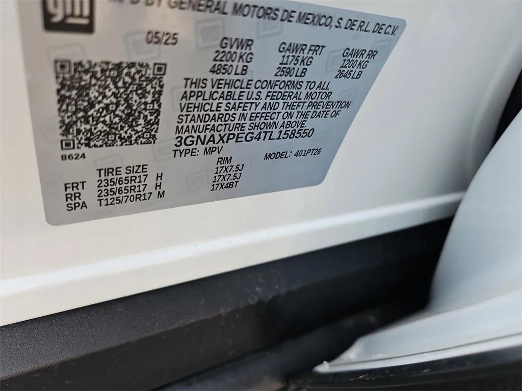 new 2026 Chevrolet Equinox car, priced at $33,365