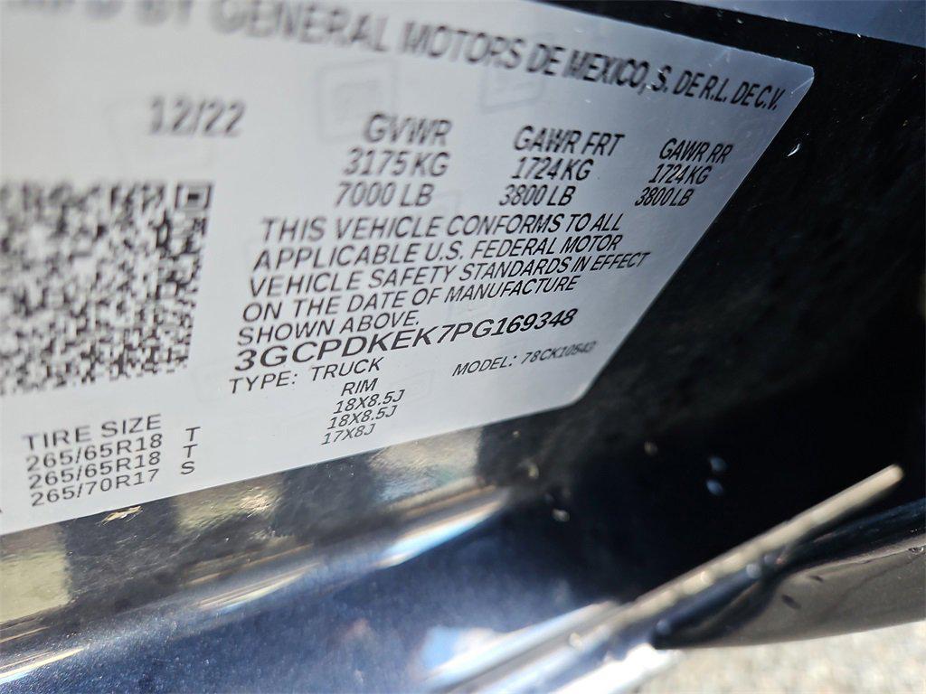 used 2023 Chevrolet Silverado 1500 car, priced at $36,887