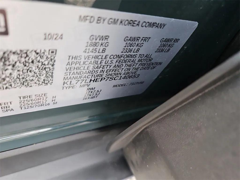 used 2025 Chevrolet Trax car, priced at $22,987