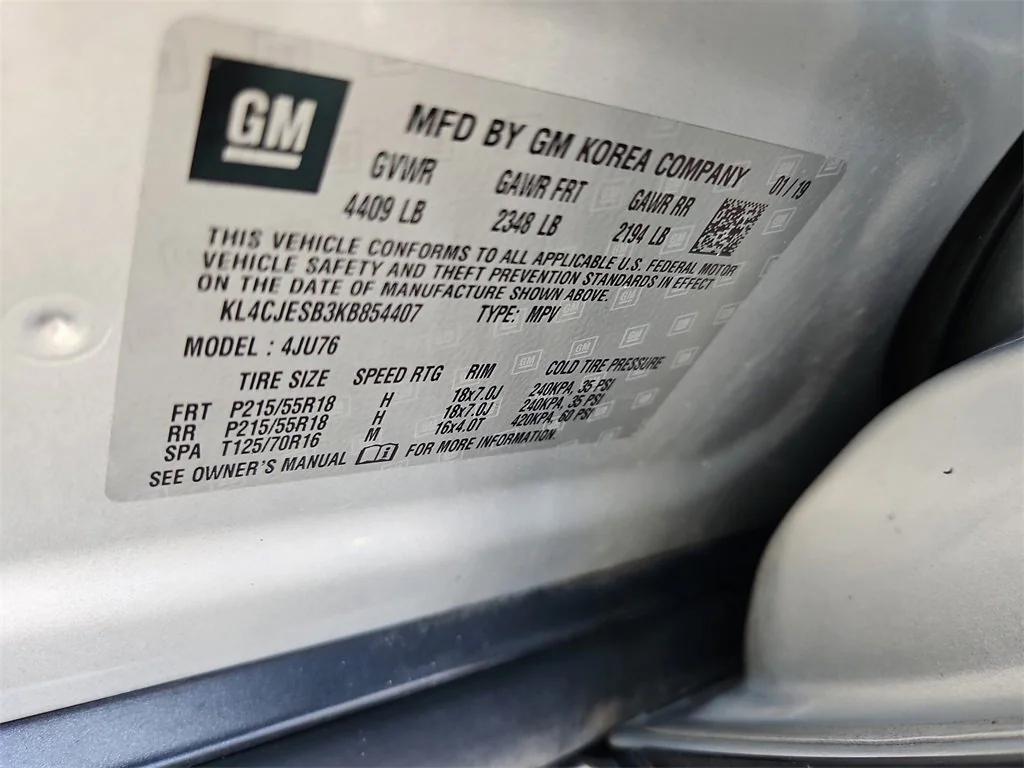 used 2019 Buick Encore car, priced at $15,987