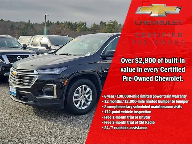 used 2022 Chevrolet Traverse car, priced at $27,987