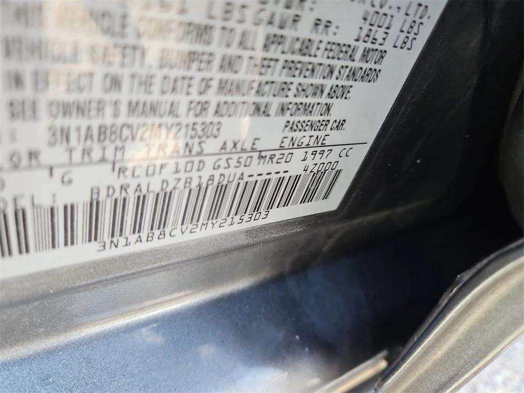 used 2021 Nissan Sentra car, priced at $14,987