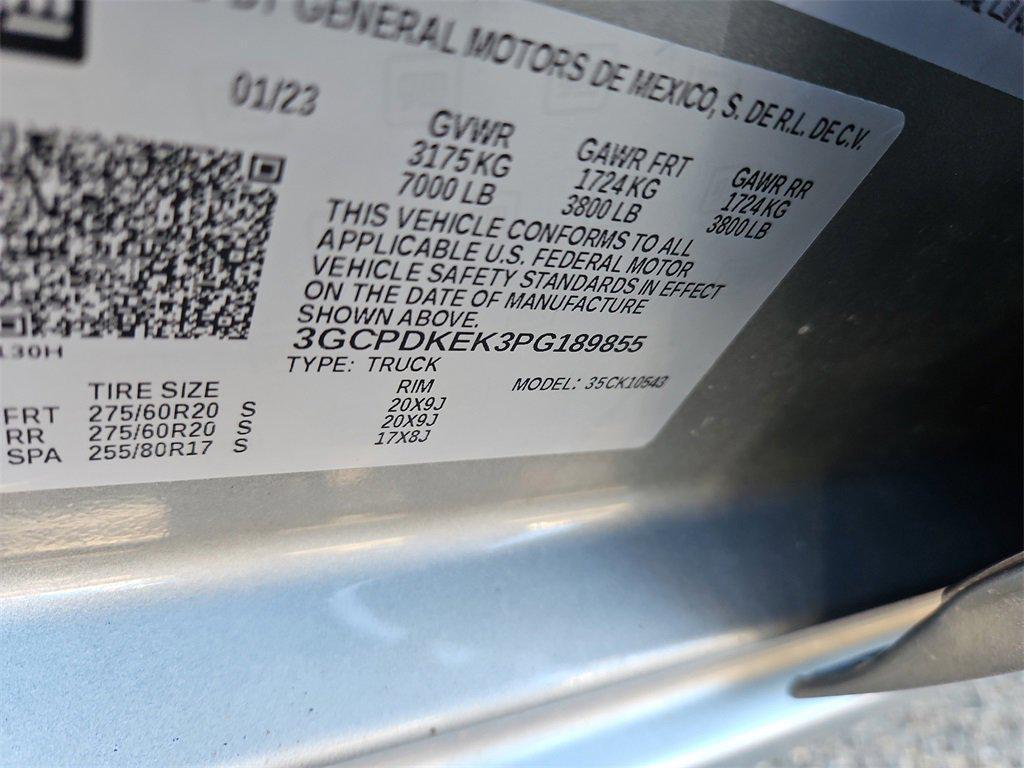 used 2023 Chevrolet Silverado 1500 car, priced at $36,887