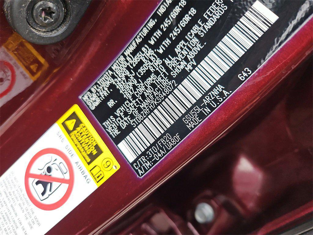 used 2019 Toyota Highlander car, priced at $24,787