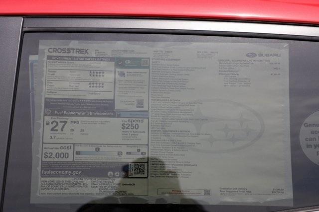 new 2024 Subaru Crosstrek car, priced at $32,682