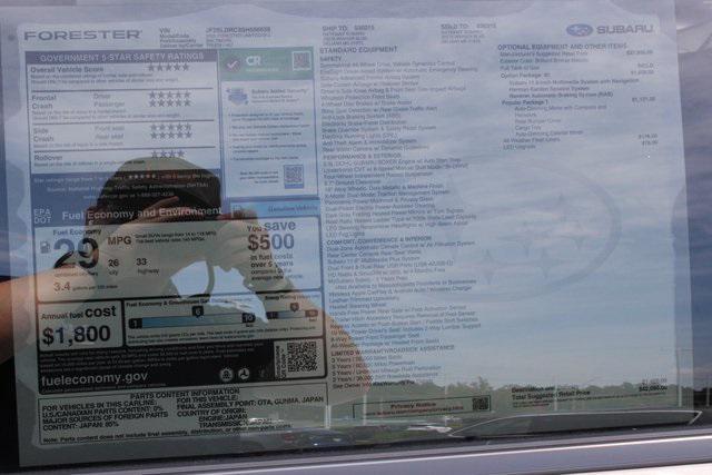 new 2025 Subaru Forester car, priced at $39,180
