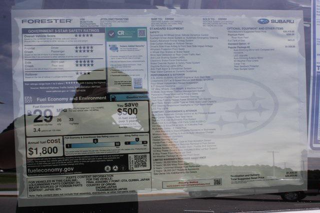new 2025 Subaru Forester car, priced at $38,903