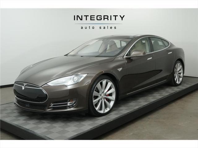 used 2014 Tesla Model S car, priced at $28,799