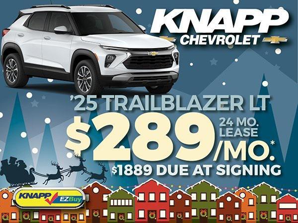 new 2025 Chevrolet TrailBlazer car, priced at $25,294