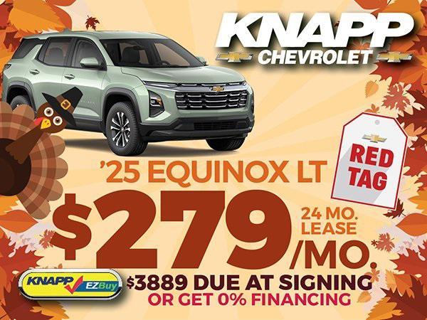 new 2025 Chevrolet Equinox car, priced at $31,080