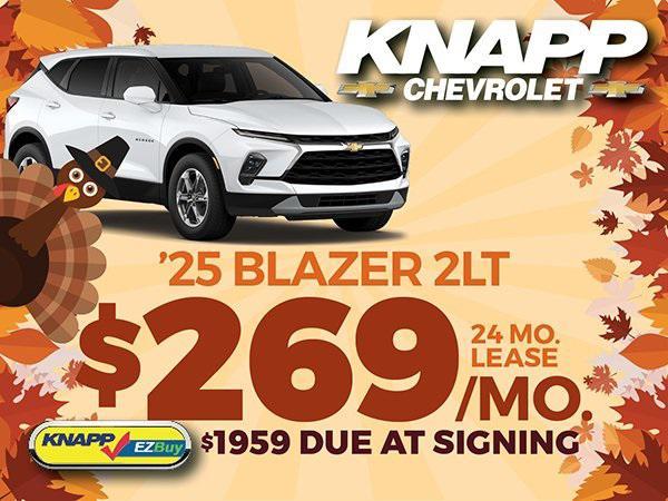 new 2025 Chevrolet Blazer car, priced at $36,222