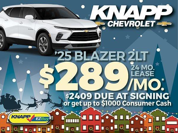 new 2025 Chevrolet Blazer car, priced at $36,222