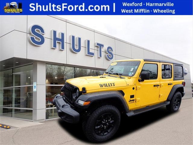 used 2021 Jeep Wrangler car, priced at $33,455