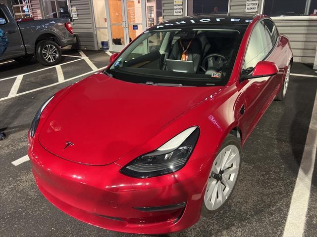 used 2021 Tesla Model 3 car, priced at $22,986