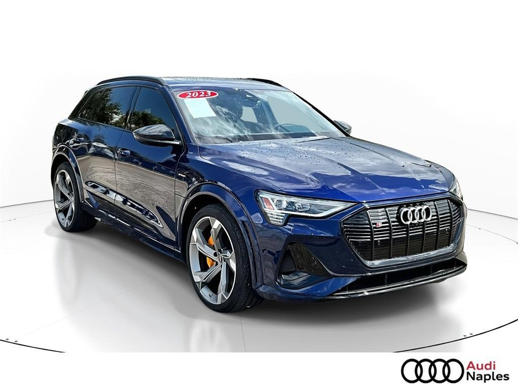 used 2023 Audi e-tron S car, priced at $50,705