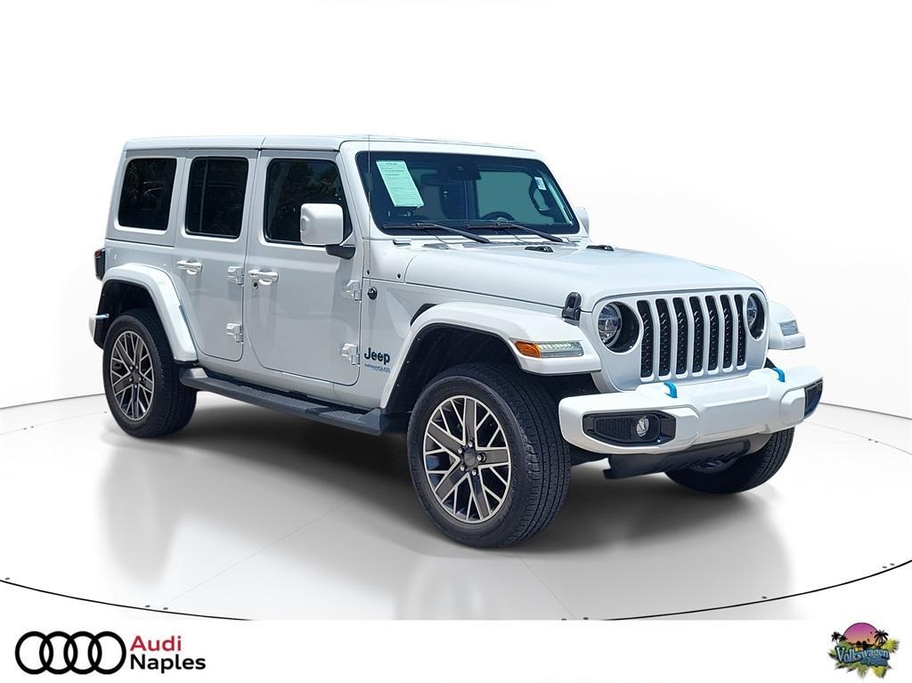 used 2022 Jeep Wrangler Unlimited 4xe car, priced at $37,500