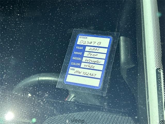 used 2021 Jeep Wrangler Unlimited car, priced at $36,336