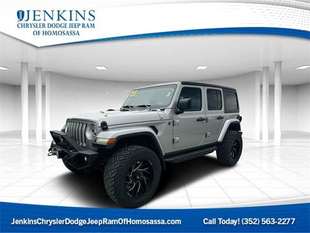 used 2020 Jeep Wrangler Unlimited car, priced at $25,492