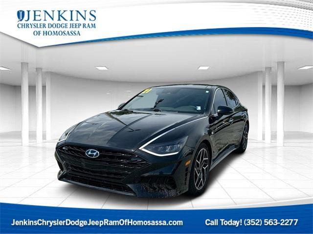 used 2021 Hyundai Sonata car, priced at $20,846