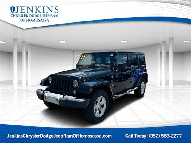 used 2015 Jeep Wrangler Unlimited car, priced at $15,893