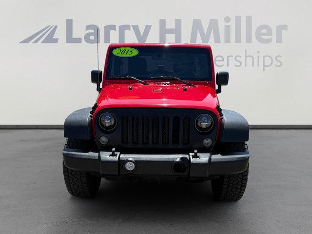 used 2015 Jeep Wrangler Unlimited car, priced at $16,922