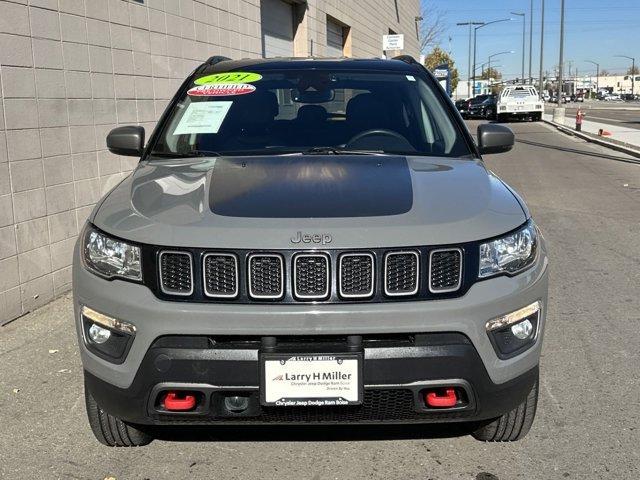 used 2021 Jeep Compass car, priced at $19,542