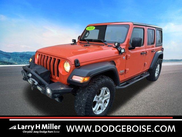 used 2018 Jeep Wrangler Unlimited car, priced at $26,120