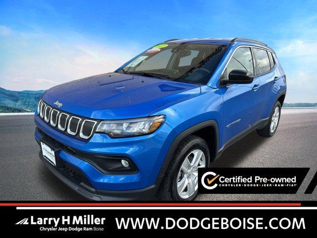 used 2022 Jeep Compass car, priced at $22,604