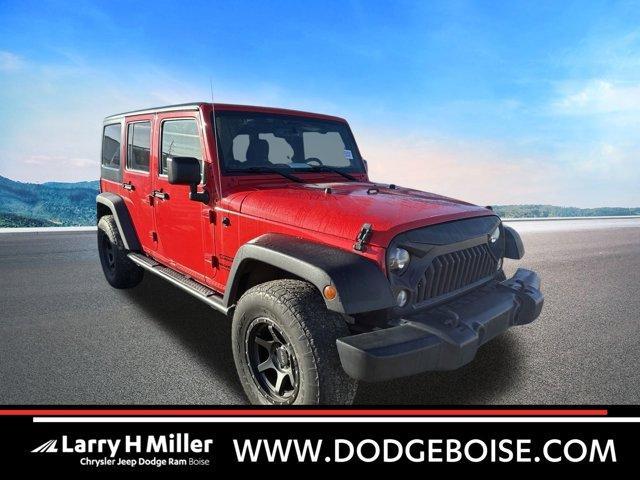 used 2015 Jeep Wrangler Unlimited car, priced at $17,130