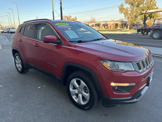 used 2021 Jeep Compass car, priced at $20,748