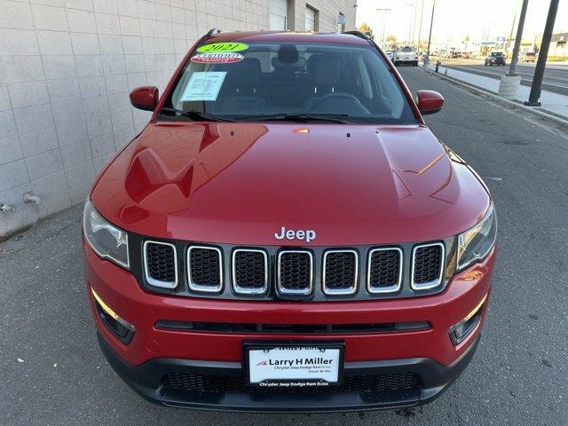 used 2021 Jeep Compass car, priced at $20,748