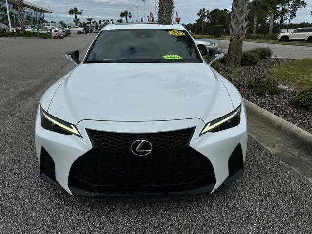 used 2022 Lexus IS 350 car, priced at $38,741